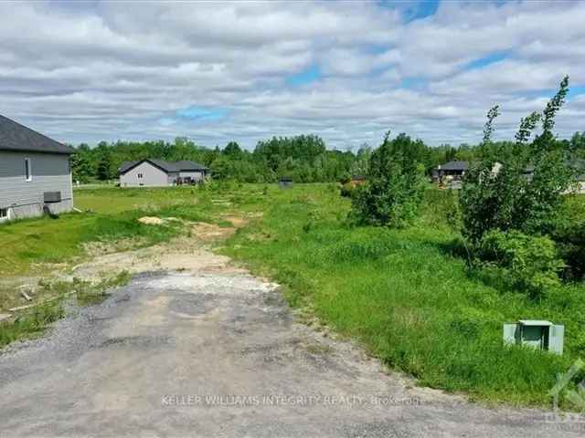 Build Your Dream Home in Clarence Creek 039 Acre Lot