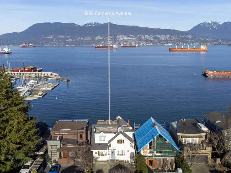 Kitsilano Waterfront Home for Sale Panoramic Views 4 Beds 3 Baths