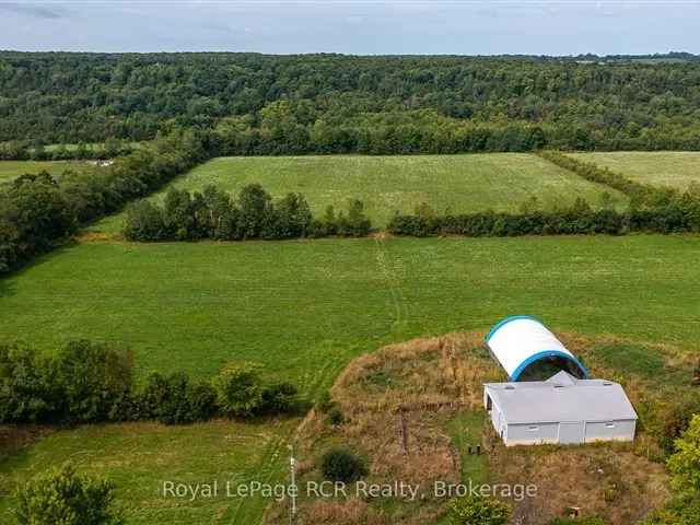 193 Acres with Farmhouse Barn and Ravine - Rural Retreat