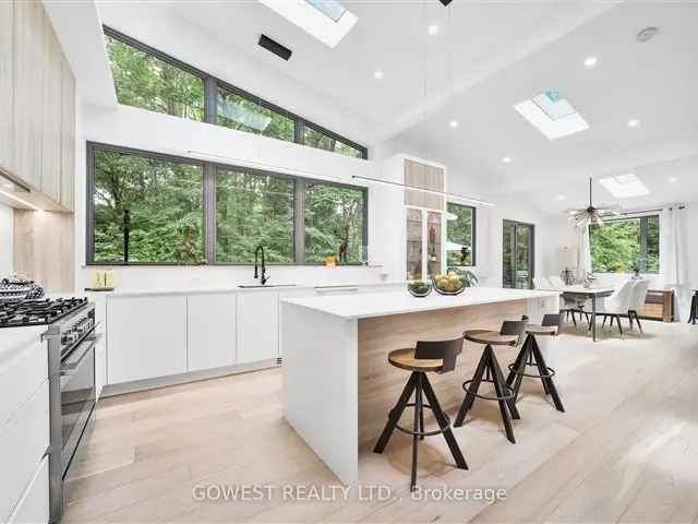 Modern Renovated Bungalow on Massive Lot Backing onto Park