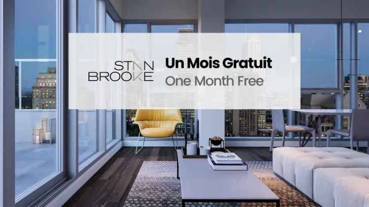 Downtown Montreal Apartments - New Residents Get 1.5 Months Free Rent