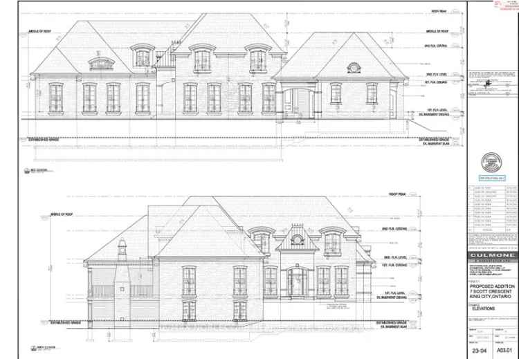 Buy Lot in King City for Custom Estate with Permits and Drawings