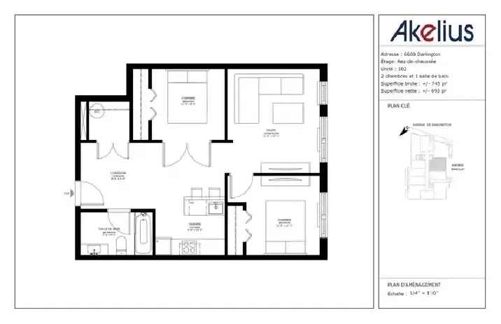 1 Bedroom Apartment Near UdeM Montreal