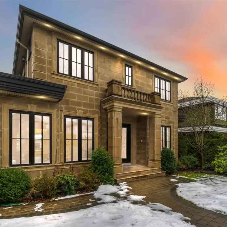 Luxury European Home for Sale in Vancouver West Side