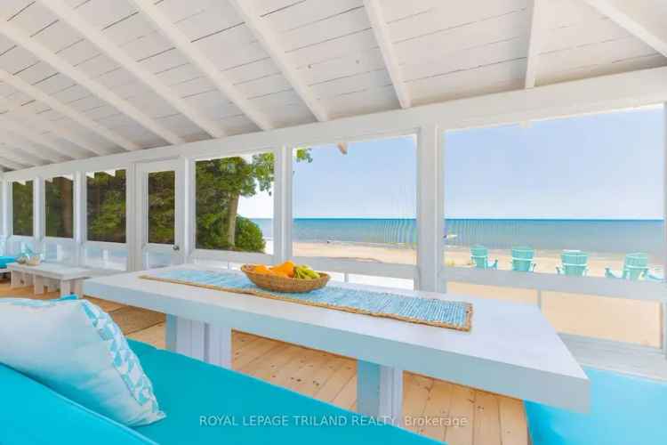 Ipperwash Lakefront Property 4 Bedroom Beach House