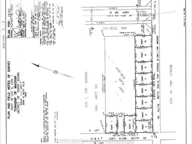 Vacant Land in South River Almaguin Highlands New Septic System