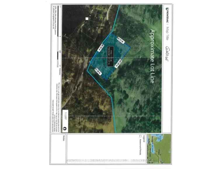 Buy Land Retreat Near Chippego Lake with Garage and Bunkie