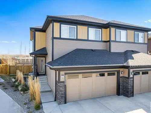3 Bedroom Duplex in Edmonton with Legal Suite and Double Garage