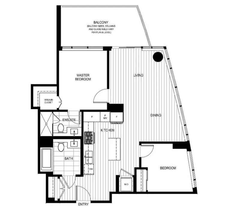 Azure at Southgate City 2 Bed 2 Bath Corner Suite 880 SqFt