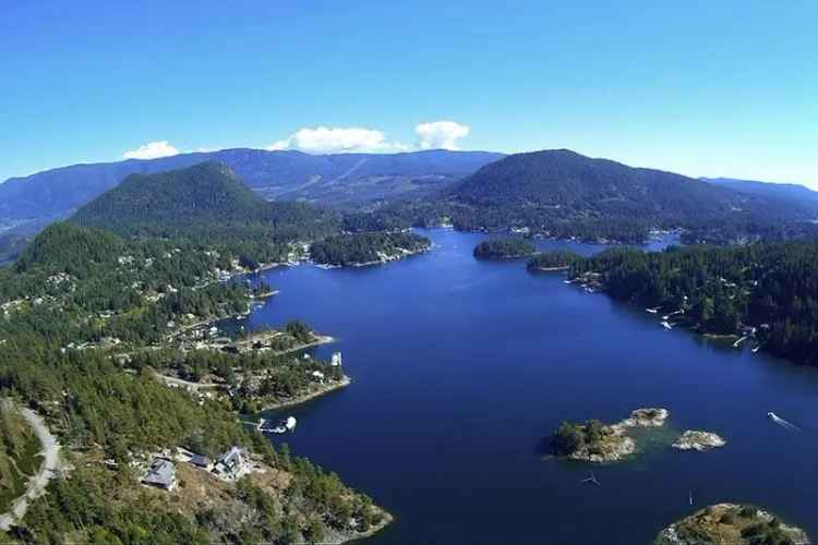 Oceanside Lot for Sale in Farrington Cove Pender Harbour