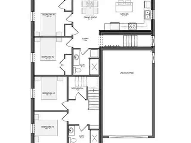 The Saugeen 2-Bedroom Bungalow Customizable Main Floor Living