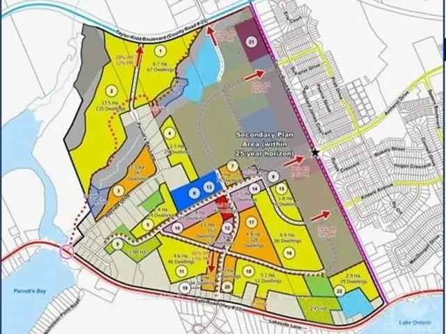 51.6 Acres Prime Residential Land Loyalist Township Ontario 300 Homes