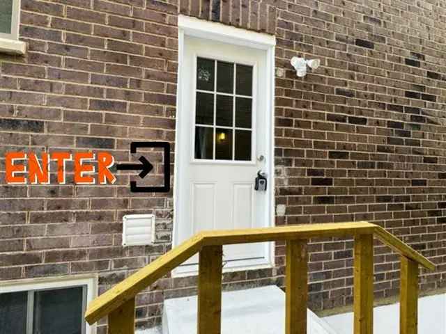 Brand New 3-Bedroom Furnished Basement Apartment Near Transit