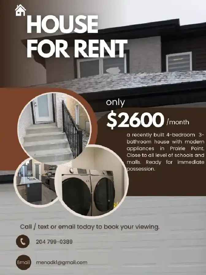 House for Rent in Prairie Pointe