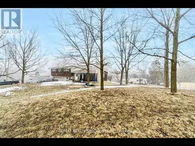 20 Acre Land with 4 Bedroom House in Caledon