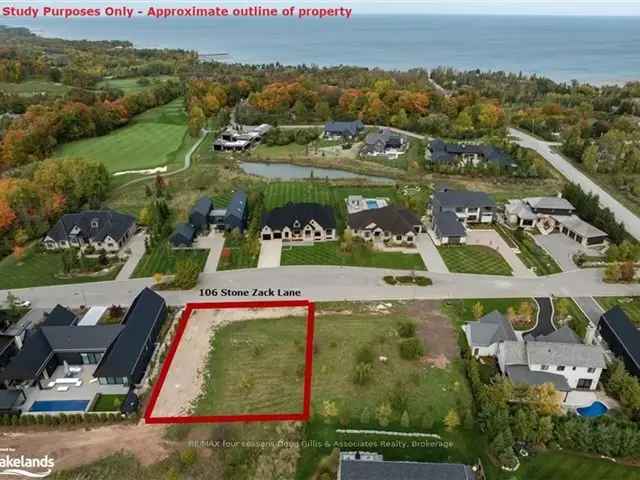 Georgian Bay Club Dream Home Lot