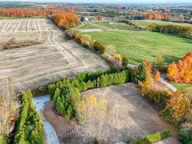 One Acre Building Lot South Uxbridge Stunning Views Hwy 407