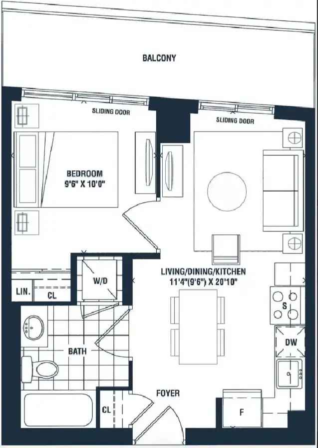 Lakeside Condo - Water's Edge: High Floor 1B1B Unit ONLY $569k