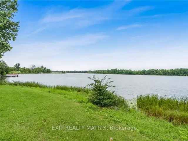 7+ Acre Waterfront Estate Ottawa River Modern Conveniences Old World Charm