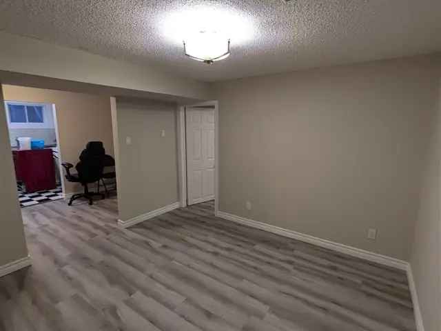 1 Bedroom Basement Apartment Near Schools and Parks