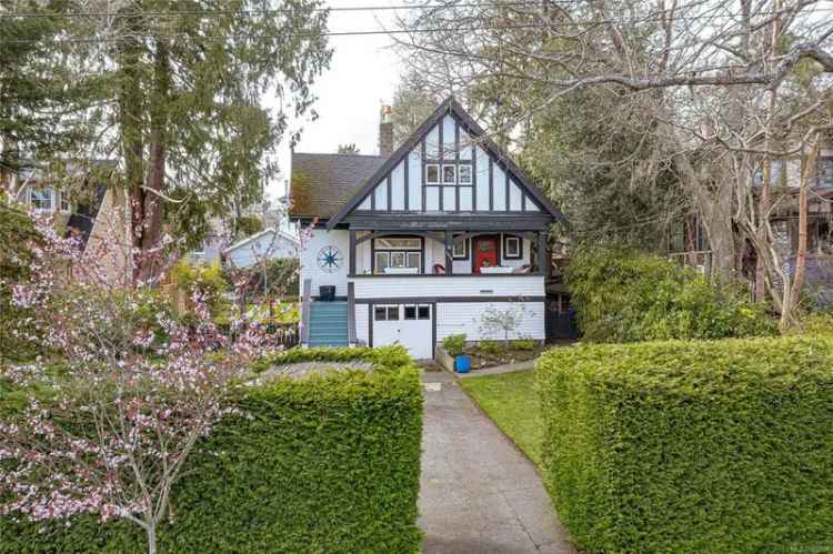 Buy Character Home in South Oak Bay with 4 Bedrooms and Private Deck