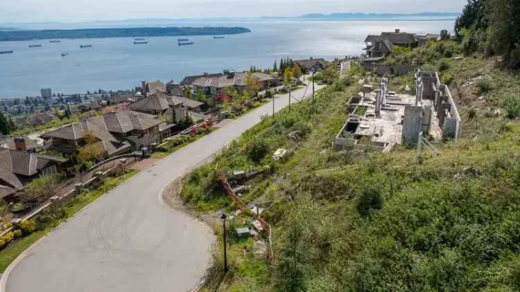 Luxury 1-Acre Estate Lot Whitby Estates West Vancouver Ocean Views