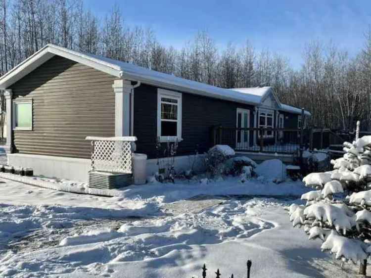 Northern Alberta 393 Acre Paradise Custom Mobile Home