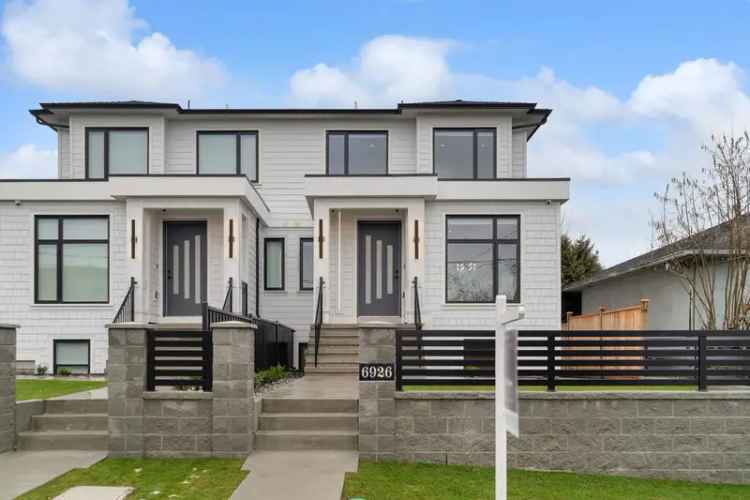 Burnaby Half Duplex 7 Beds 5 Baths Smart Home Luxury Belt