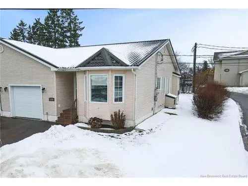 One Level Living Semi-Detached Home In Moncton