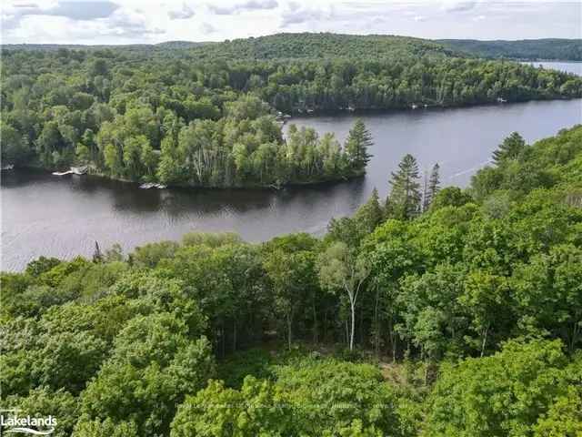 2.5 Acre Waterfront Lot in Kearney Ontario with River Access