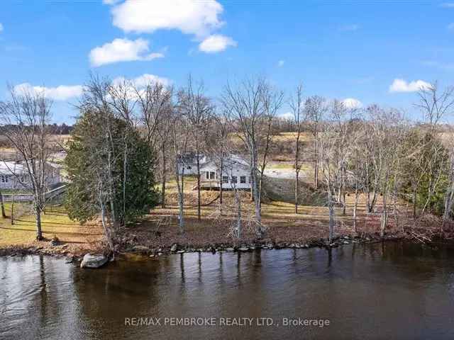 Ottawa River Waterfront Bungalow 3 Beds 2 Car Garage