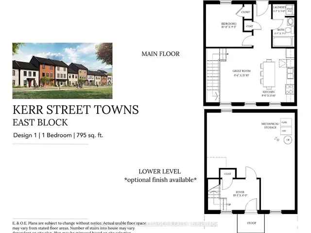 New 1-Bedroom Townhome - Modern Finishes - 2 Parking Spaces