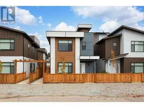 Kelowna Detached Home for Sale: 3 Beds, 3 Baths, Modern Design