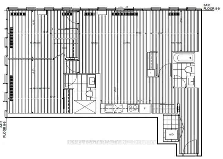 3 Bedroom 2 Washroom Condo in FORM Condos by Tridel