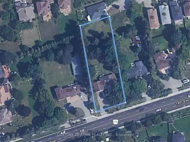 Markham Development Lot 28179.89 Sq Ft