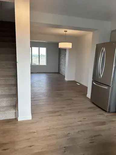 Rent Brand New Three Story Townhouse in Rivers Edge Edmonton