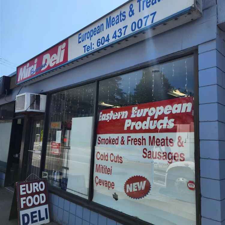 Buy Established Deli Business for Sale in Burnaby with Turnkey Features