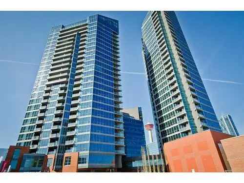 Beltline Calgary Condo for Sale - Luxury Skysuite with Mountain Views