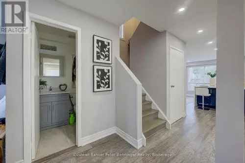 Renovated 3-Bed Family Home in Meadowvale Mississauga