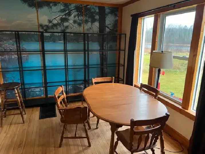 3 bedroom fully furnished home - 1 hour west of Timmins (Foleyet