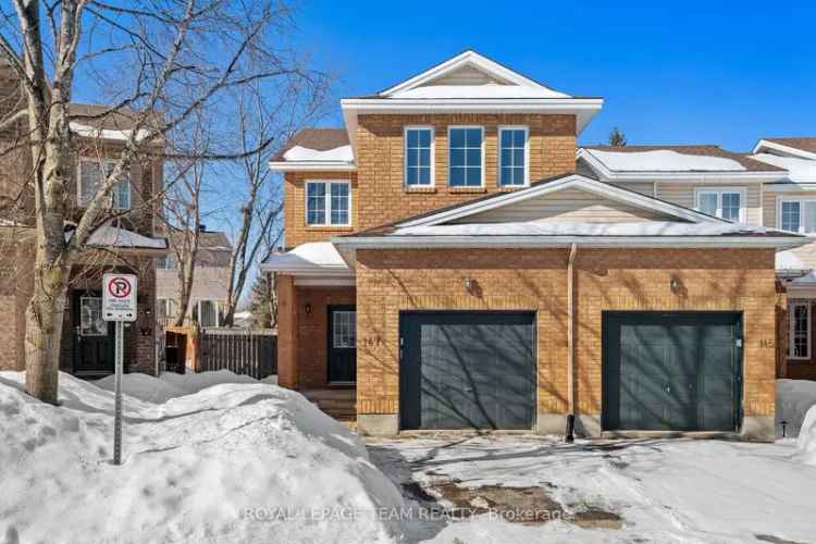 Buy Townhome in South March Kanata with 4 Bedrooms and Modern Features