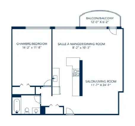 Sublease Furnished One Bed Apartment Near McGill University