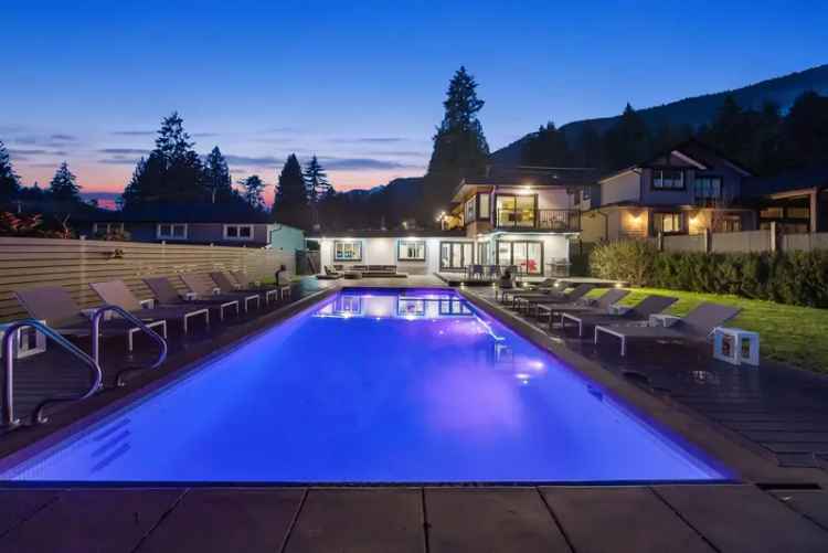 Luxury Canyon Heights Home with Pool and Hot Tub Near Grouse Mountain