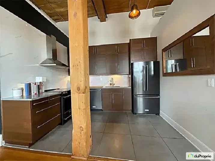 Condo/Loft industriel au Sud-Ouest de Montréal