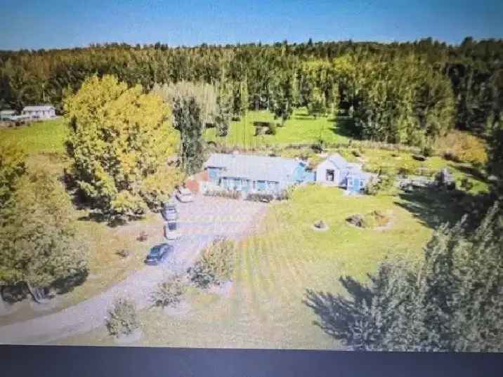 2.28 acres near Lac St Anne  1100 sq ft house, lake view $359900