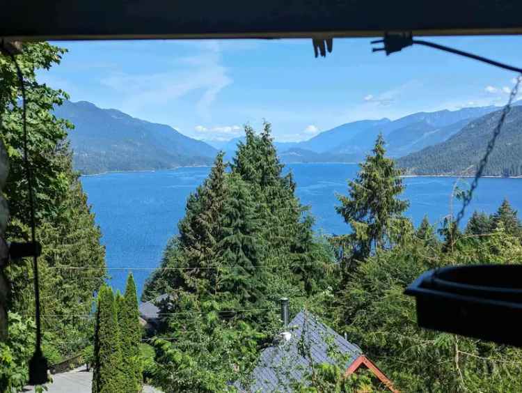 Sechelt Inlet Home with Panoramic Views Needs TLC