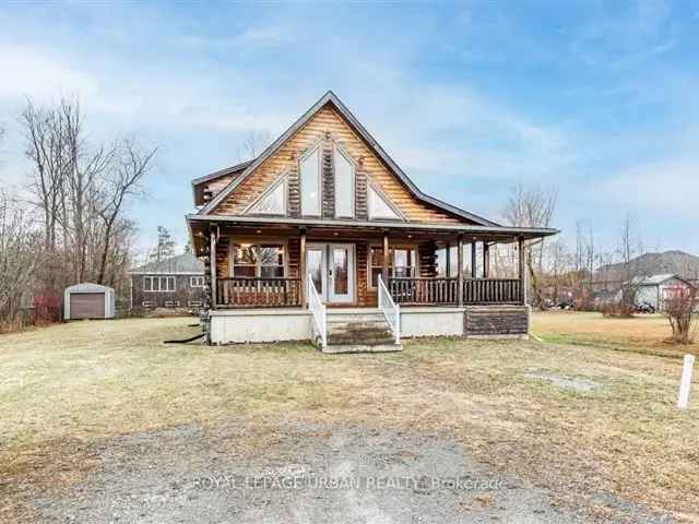 Cedar Log Home near Private Beach - Perfect Family Home