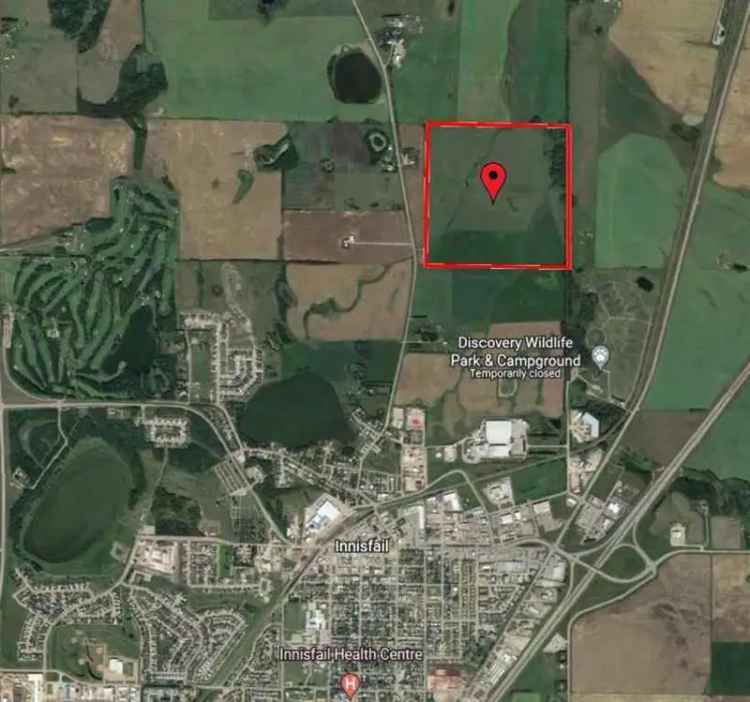 Buy Industrial Development Land in Innisfail with Growth Potential