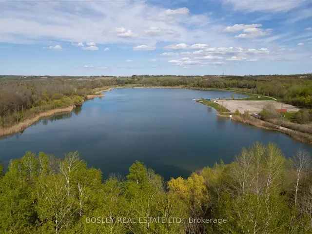 246-Acre Estate with 43-Acre Private Lake - City Access