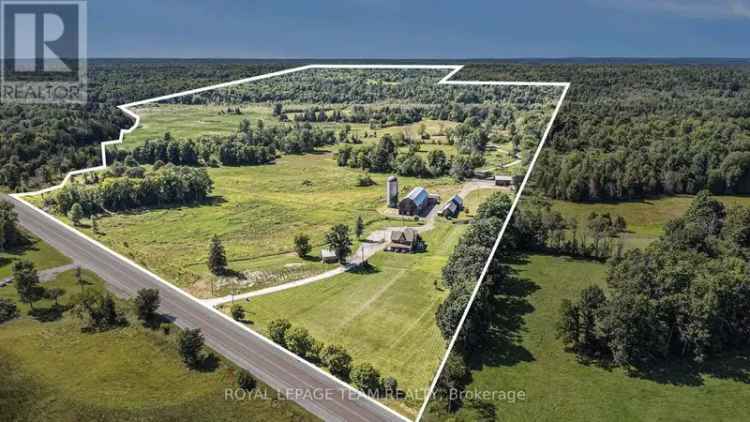 112-Acre Farm near Perth with Century Home and Modern Amenities
